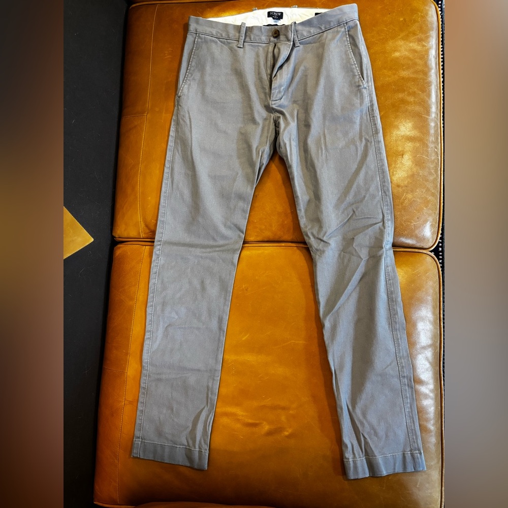 J. Crew Slim Straight Gray Men's Pants